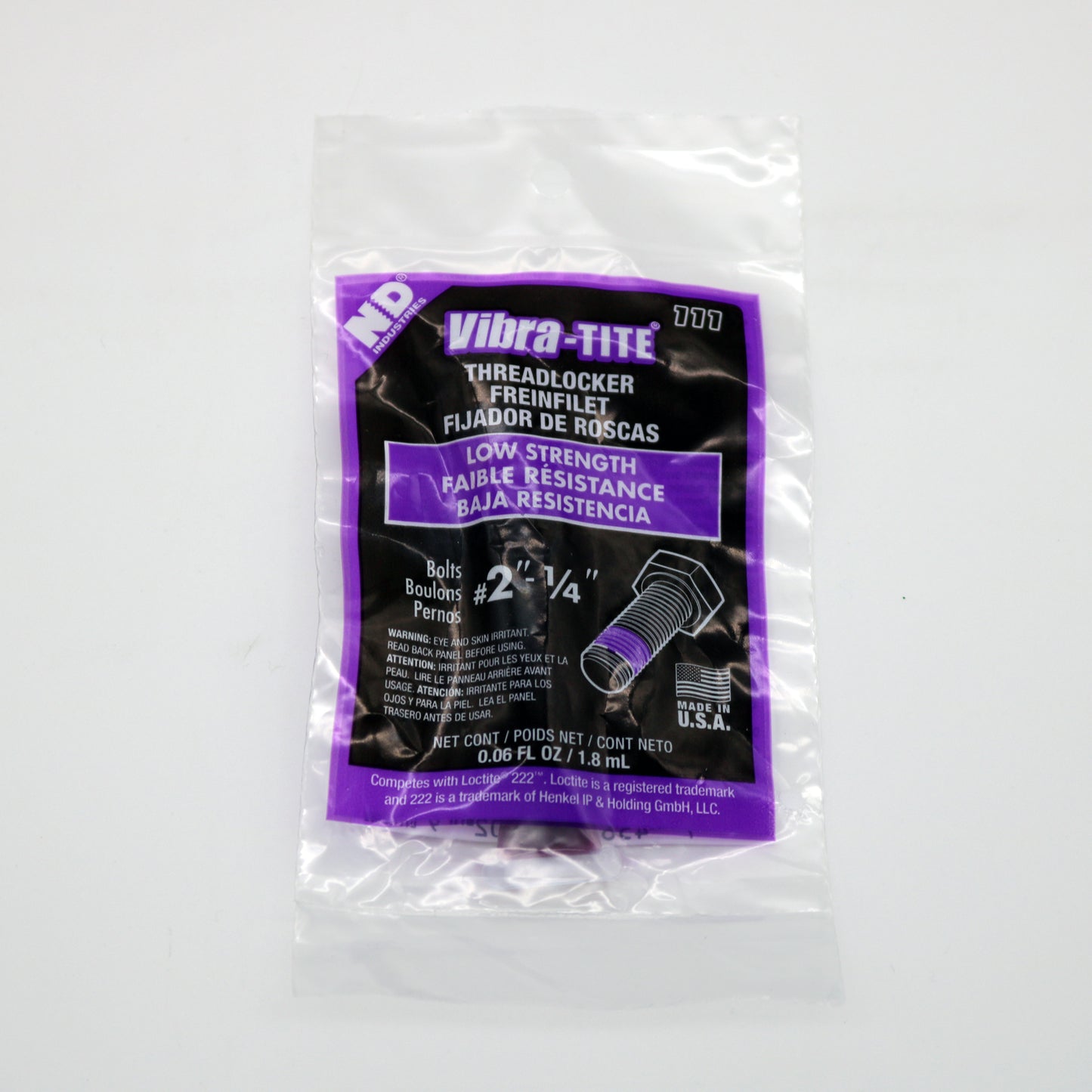 Purple thread locker