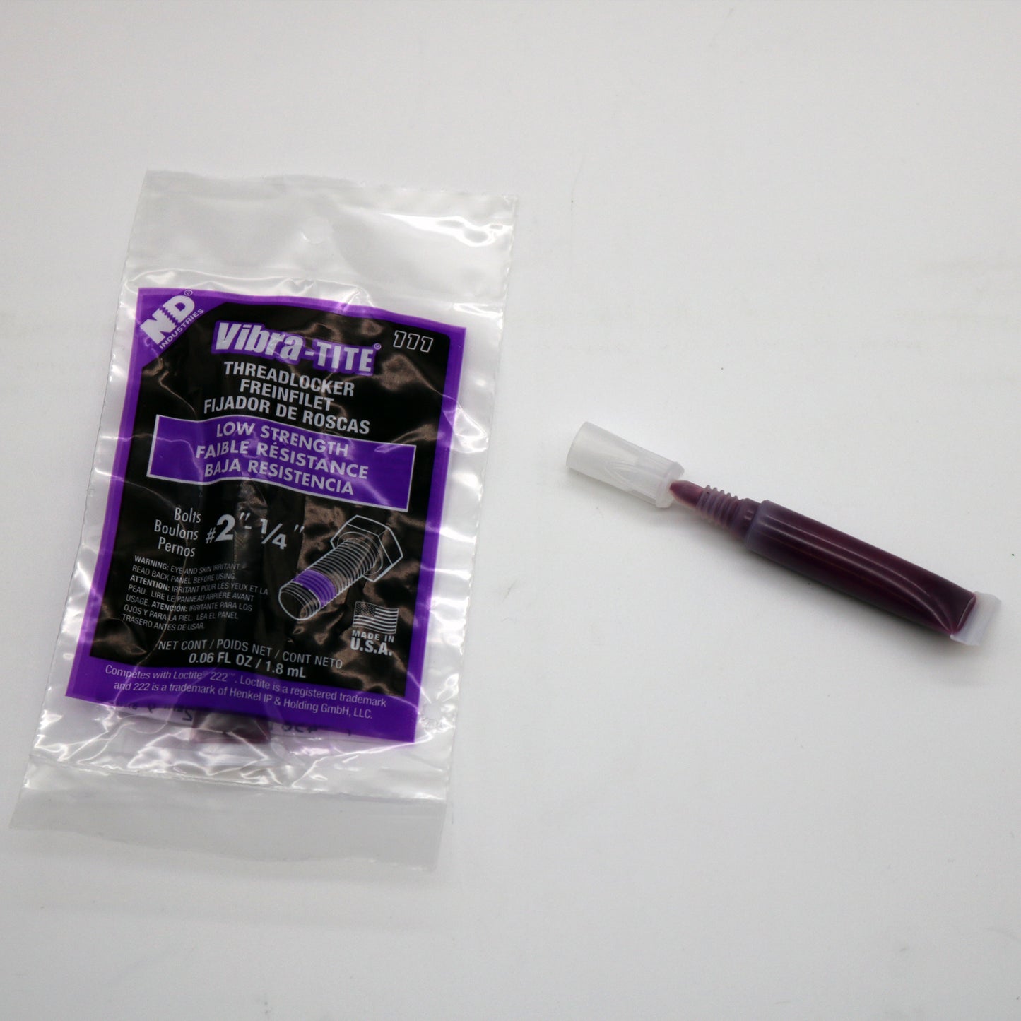 Purple thread locker
