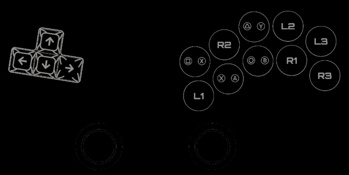 One-Handed Shooter SWORL layout by PantzForHire