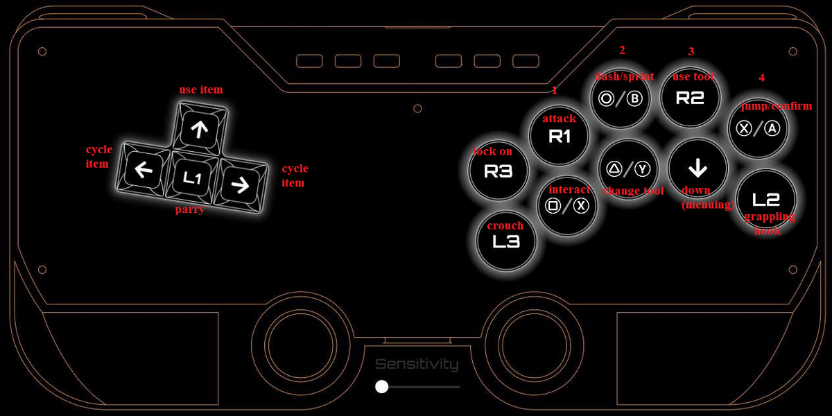 Sekiro SWORL layout by wormy