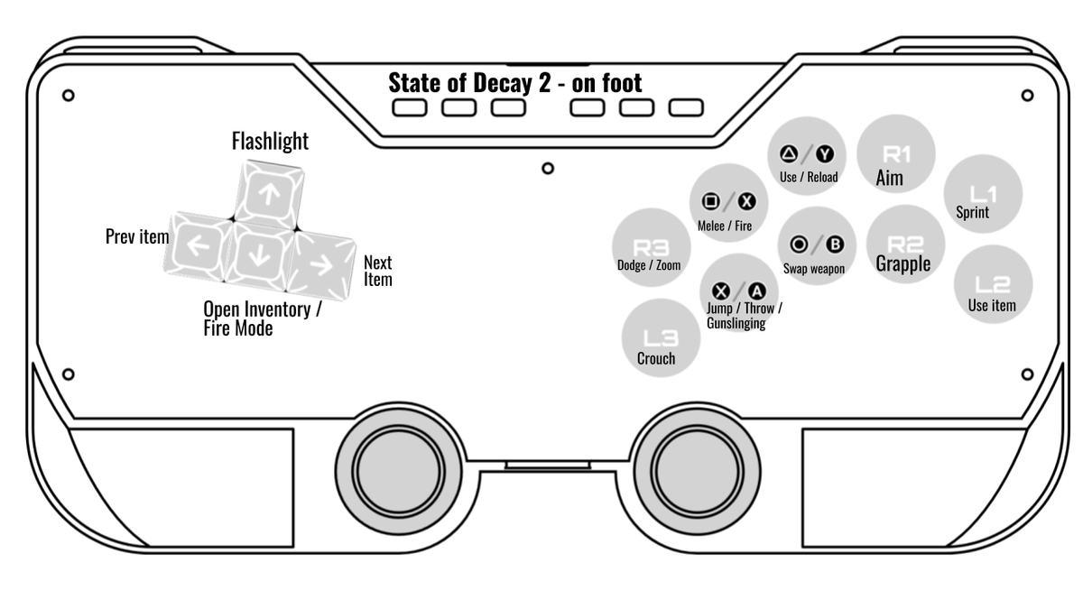 State of Decay 2 SWORL layout by Silkylynx