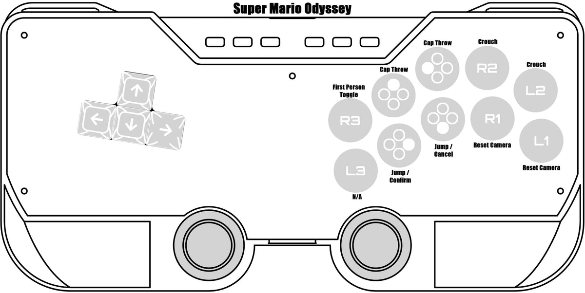 Super Mario Odyssey SWORL layout by The HarDe One